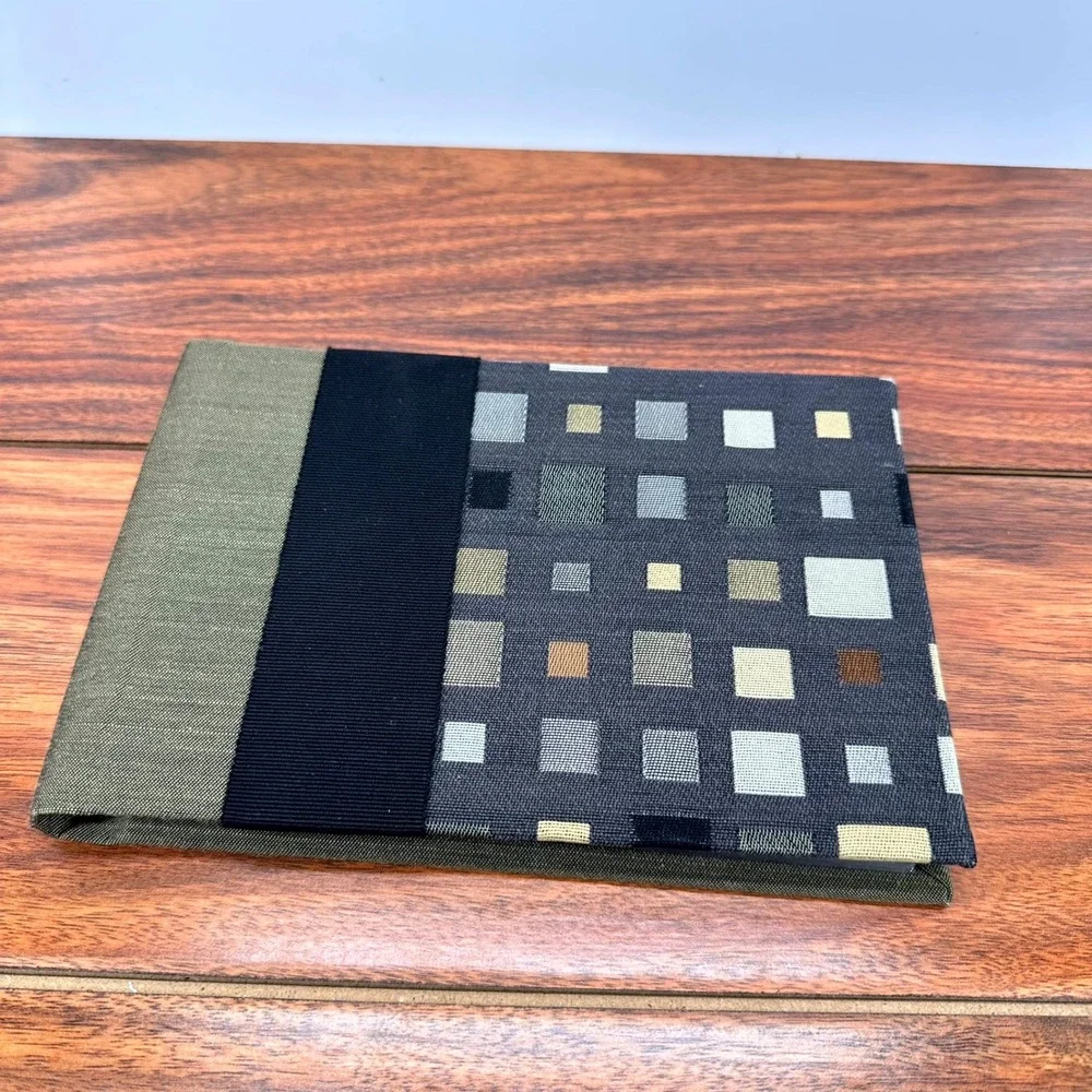 Molly West Photo Album 4x6 Handbound Wedding SHower Gift Scrapbook Geometric